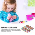 thumbnail image 4 of AIGIA Loop Potholder Loops Weaving Loom Loops Bulk Weaving Craft Loops with Multiple Colors for DIY Crafts Supplies, 4 of 6