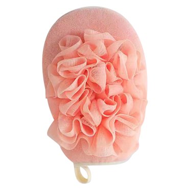 Towels for Bathroom,2-in-1-Friendly Bath Sponge Bath Towel Bath Flower Two-in- Double-Sided-Use Does Hurt The Bath Towel Bath and Bath Gloves,Pink