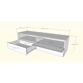 thumbnail image 2 of Nexera BLVD 60-inch TV Stand, White, 2 of 5