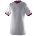 thumbnail image 1 of T-Shirt à Col Contrastant m Athlétique Chiné/bordeaux, 1 of 1