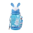 thumbnail image 1 of Bouteille d'Eau en Paille en Forme de Lapin avec Couvercle Rabattable, Bouteille en Plastique Réutilisable de Grande Capacité pour l'Extérieur, les Déplacements et l'Hydratation Quotidienne, 1 of 6