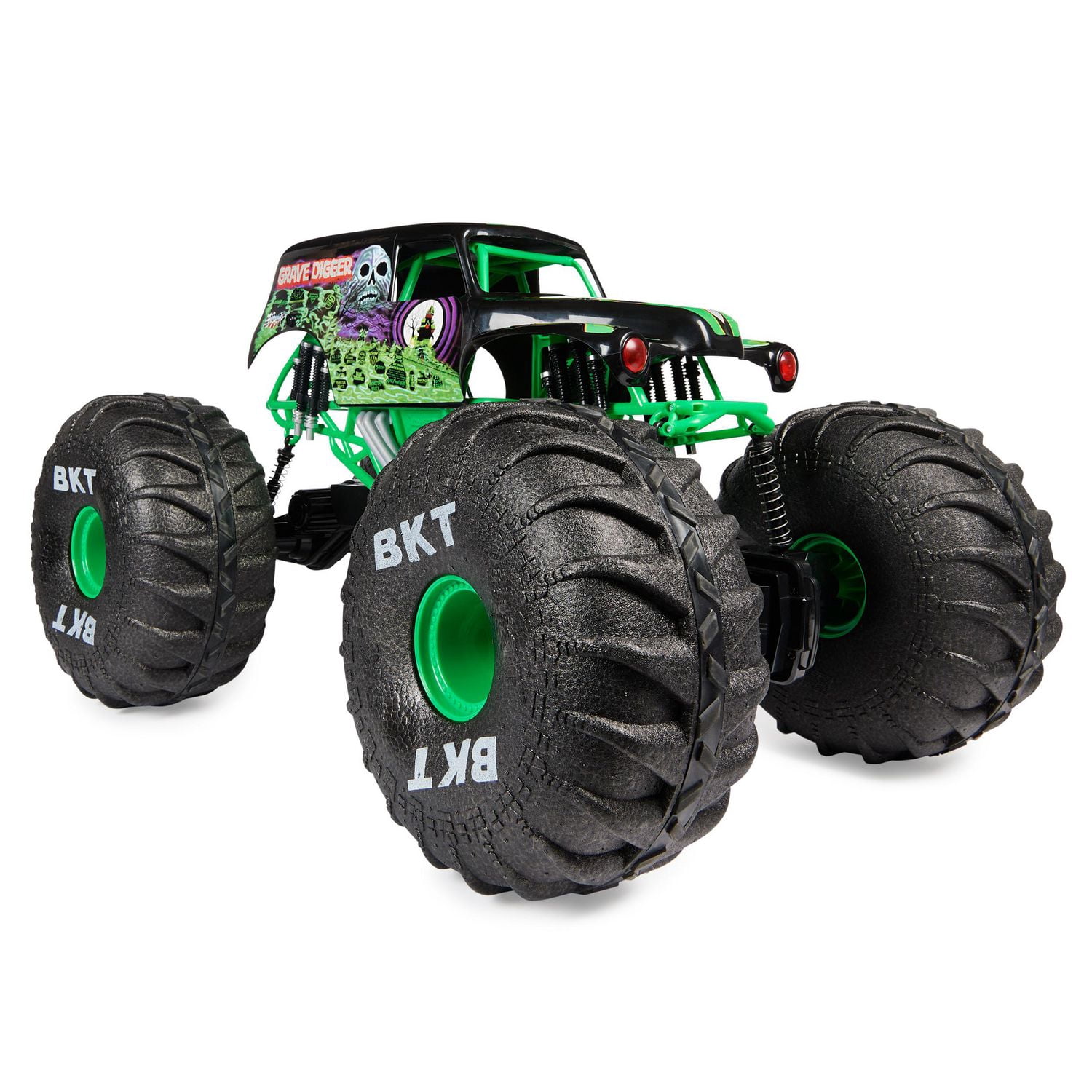 Official Mega Grave Digger All-Terrain Remote Control Monster Truck, Over 2 Ft. Tall, 1:6 Scale, Kids Toys for Boys and Girls Ages 4-6+