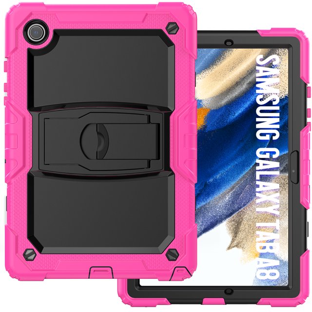 Tablet Stand Case For iPad 10th 10.9 2022 Cover Funda For iPad 7th 8th 9th 10.2 Armor Cover For 9.7 5th 6th Gen Air 2 Mini 4 5 6 RoseRed Pro 11 (2021) 3th