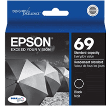 -Tout Neuf Original EPSON T069120 Cartouche d'Encre / Jet d'Encre Noire pour EPSON WorkForce 310