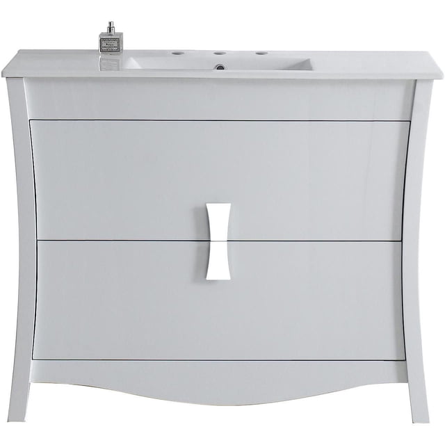 Imaginations Américaines 48 po W Vanity Set Blanc
