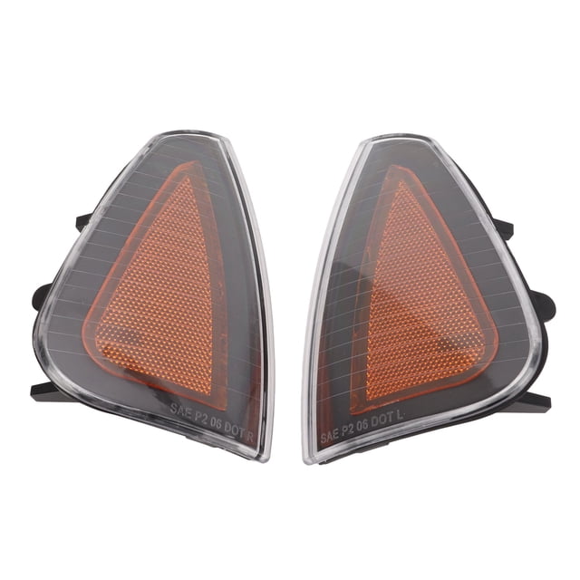4806219AD, Couverture de Feu de Position Latérale Stable Robuste 2 Pcs pour Voiture Jaune