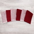 thumbnail image 5 of Hometrends Bar Mop Dish Cloth 6 pack, 100% Cotton, Red, 5 of 5