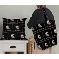 thumbnail image 5 of Soimoi Black Heavy Canvas Fabric Text & Owl Bird Print Fabric by Yard 58 Inch Wide, 5 of 5
