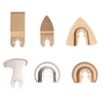thumbnail image 1 of Ensemble de Lames de Scie Oscillantes, Lames Multi-Outils à Dégagement Rapide 6 Pcs Résistance à l'Usure pour Béton, 1 of 7