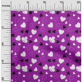 thumbnail image 2 of oneOone Tissu Flex Coton Violet pour Robe de Poker Tissu Imprimé au Mètre 40 Pouces de Large, 2 of 4