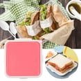 thumbnail image 2 of Binwennn Candy Buffet Containers Kitchen Items for Home Glass Food Containers with Lids Airtight Sandwich Containers Sandwich Food Storage Shape Holder For Lunch Boxes Bread Sandwich For, 2 of 8