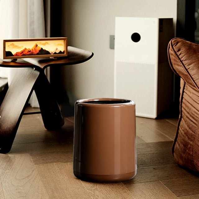 Large-capacity Garbage Can High-color Household Living Room Kitchen Bedroom Double-layer High Feeling Garbage Can Plastic Trash Cans