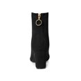 thumbnail image 3 of Unique Bargains Women's Pointed Toe Zipper Block Heels Ankle Boots, 3 of 8