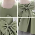 thumbnail image 3 of Ketyyh-chn99 Robes d'Été Robe de Plage Bébé Filles Tout-Petits Manches Courtes Longues Mode Robe Sans Manches Jupe Vert, 3-4 Ans, 3 of 5