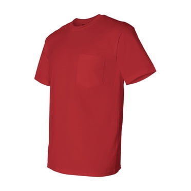 Gildan - T-Shirt à Poche DryBlend - 8300 - Rouge - Taille : L