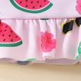 thumbnail image 4 of Sunnyoo Girls Bikini Swimsuit Fruit Prints Ruffle Bathing Suit Swimwear, 2-Piece, 4 of 8