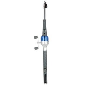 CACAGOO 151cm Mini Folding Fishing Rod Foldable Telescopic Fighing Pole Fishing Rod Reel Combo with Fishing Lures Line Carp Fishing Tackle