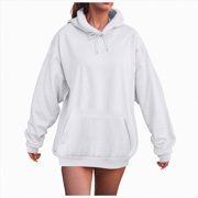 Zshosam Womens Hoodies Oversized Oversized Hoodie Sweatshirts for Women Heavyweight Hoodies Pullover Sweaters Pullover XL,(White XL)