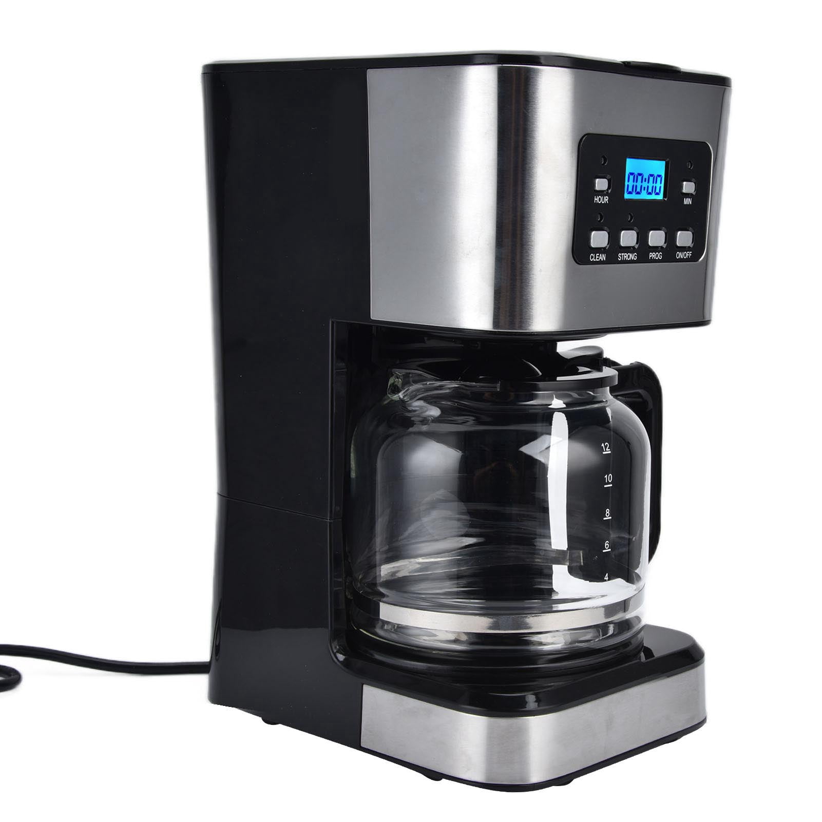 Drip Coffee Machine, ABS And Glass 1.5L Coffee Maker With Kettle For Cafe For Family