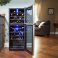 thumbnail image 4 of Koolatron 45 Bottle Dual Zone Wine Cooler Freestanding Wine Fridge, 4 of 9