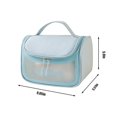 thumbnail image 3 of Vaidha Translucent Cosmetic Bag, Cosmetic Bag Set Frosted Translucent PVC With Zipper Handle Portable Travel Bag, Hangable And Handy Cosmetic Bag, 3 of 6