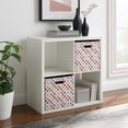 thumbnail image 2 of Gorham 4 Cubby Storage Cabinet in White, 2 of 8