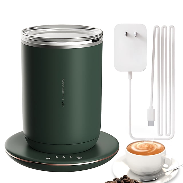 2 In 1 Self Stirring Coffee Mug 3 Level Adjustable