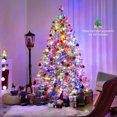 thumbnail image 2 of Costway 6 FT Artificial Christmas Tree with  360° Quick Power Connector 598 Pine Needles, 2 of 10