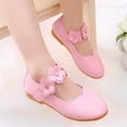 thumbnail image 4 of Children Kid Baby Girls Solid Flower Student Single Soft Dance Princess Shoes, 4 of 9