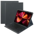 thumbnail image 1 of Étui Clavier Bluetooth Noir Détachable avec Pavé Tactile et Touches Rondes Rétro - Fente de Stylet Cachée, Portée de 10 m, Batterie de 180 mAh - Compatible avec iPad Air3 10.5(2019), iPad Pro 10.5, iPad 10.2(2019/2020) -, 1 of 5