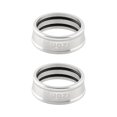 thumbnail image 4 of jinwen 2x Bike Handlebar Locking Rings Waterproof Aluminum Frame Sleeves Handle Argent 25.4mm, 4 of 9