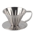 thumbnail image 2 of Support de Tasse à Filtre en Cône en Acier Inoxydable pour Café Filtre, Accessoires de Machine à Café, Utilisation, 2 of 8