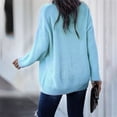 thumbnail image 4 of EGNMCR Cardigans pour Femmes, Chandails pour Femmes Mode Femmes Couleur Unie Manches Longues Chandail Col en V Décontracté Hauts de Chandail Femmes Chandail, 4 of 6