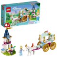 thumbnail image 1 of LEGO 4+ Disney Princess Cinderella’s Carriage Ride 41159 Cinderella Toy Building Kit (91 Piece), 1 of 5