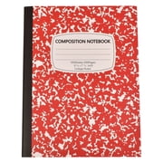 ZTTD Composition Notebook College Ruled 1 Pack, 200 Pages (100 Sheets), 9-3/4 x 7-1/2, Marble Composition Books Bulk, Notebooks for S-chool, Work, Office, Durable Comp Book, S-chool Supplies