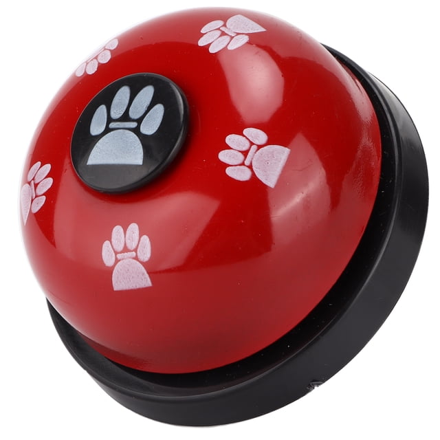 Pet Training Bells, Dog Potty Training Bell Talking Buttons For Dogs Puppy Training Bell For Home Pet Shop For Dog Cat Black Base And Red Cover