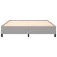 thumbnail image 4 of vidaXL Bed Frame Light Grey 193x203 cm King Fabric, 4 of 7