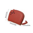 thumbnail image 2 of RKSTN Cat Small Wallet Personalized Small Wallet Women's Zipper Card Organized Mini Small Wallet Small And Exquisite Lovely Shape Suitable For Children Women, 2 of 5