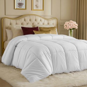 Utopia Bedding White Comforter King Size, Duvet Insert, Down Alternative Comforter