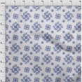 thumbnail image 4 of oneOone Rayon Royal Blue Fabric Florals Craft Projects Decor Fabric Printed By The Yard 56 Inch Wide, 4 of 4