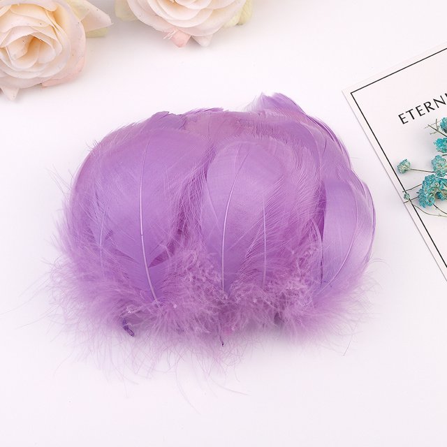 EGNMCR Dreamcatcher 100pc Colorful Feathers 6-12 Cm In Small Feather DIY Decoration The simulation feathers