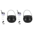thumbnail image 4 of yingyy Halloween Witch Cauldrons Fog Maker Spooky Mist Effect Festive Decorations Safe To Wide Application silver UK  Plug 2Set, 4 of 6