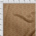 thumbnail image 3 of oneOone Velvet Tawny Brown Fabric Geometric Sewing Craft Projects Fabric Prints By Yard 58 Inch Wide, 3 of 5