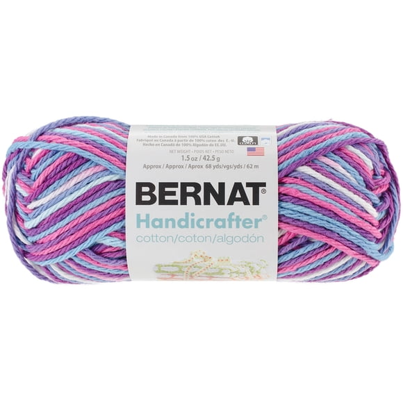 Bernat® Handicrafter® Ombre Yarn, Cotton #4 Medium, 1.5oz/42.5g, 68 Yards