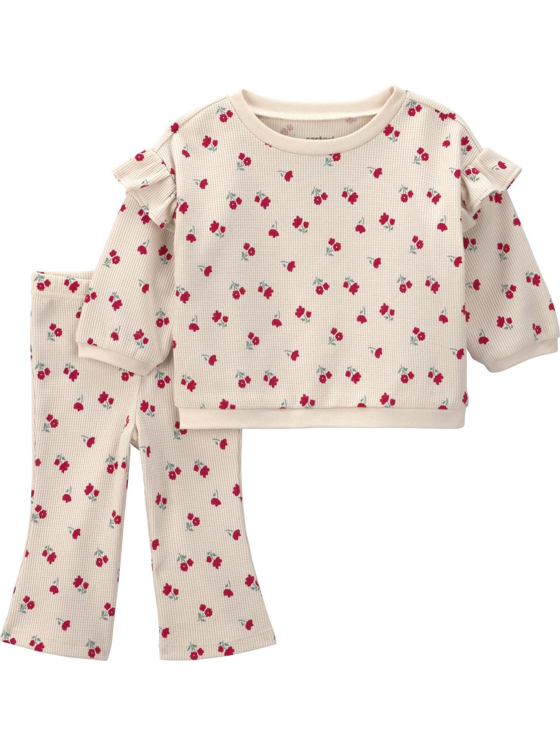 Carter's Child of Mine Baby Girl 2-Piece Floral Top and Pant Set