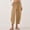 Style1-Gold pants for women, variant on Mceream Women's High Waisted Pants Loose Fit Wide Leg Palazzo Trousers With Pockets Khaki XXXL