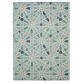 thumbnail image 1 of Outdoor Washable Deltona Green & Ivory 5' x 7' Area Rug, 1 of 9
