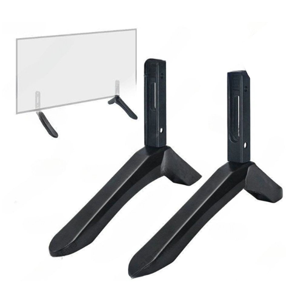 CHOKTV Mount  Table Top TV Stand for Most 32 37 40 42 47 50 55 65 LCD LED Plasma Flat Screen TVs Adjustable Leg TY Legs with Screws