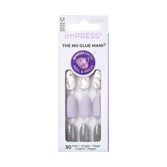 KISS ImPRESS Press-On - Faux Ongles, Moyen