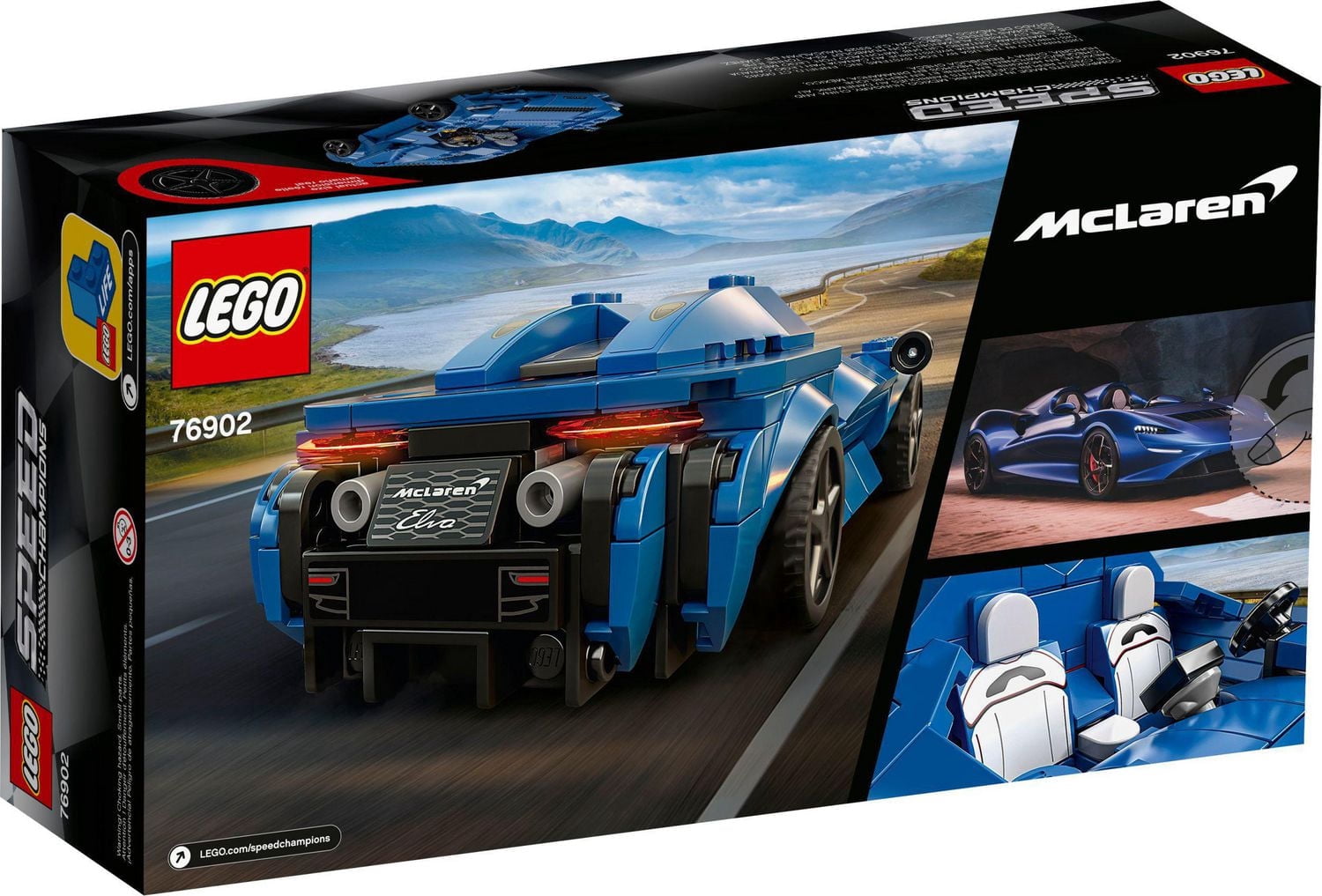 LEGO Speed Champions McLaren Elva 76902 Toy Building Kit (263 Pieces)